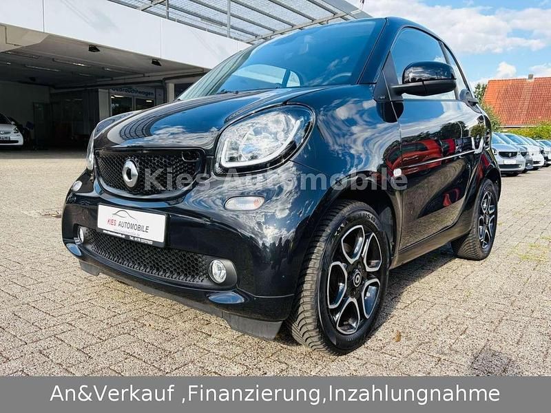 Schwarz Gebraucht 2017 Smart ForTwo Coupé Prime Kleinwagen | 13.970 € (Fairer Preis) - Bild 1/4