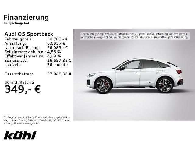 Gebraucht Audi Q5 Sportback Edition .1 367 PS (269 kW) 2021 Weiß SUV