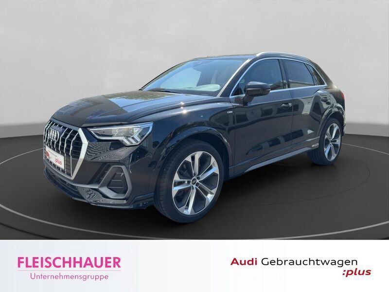 Mythosschwarz metallic Gebraucht 2024 Audi Q3 S-Line SUV | 46.490 € (Fairer Preis) - Bild 1/4