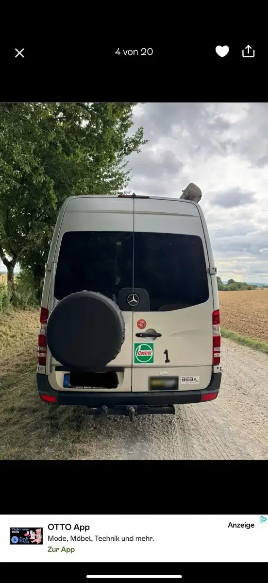 Gebraucht Mercedes Sprinter 150 PS (110 kW) 2006 Silber Van