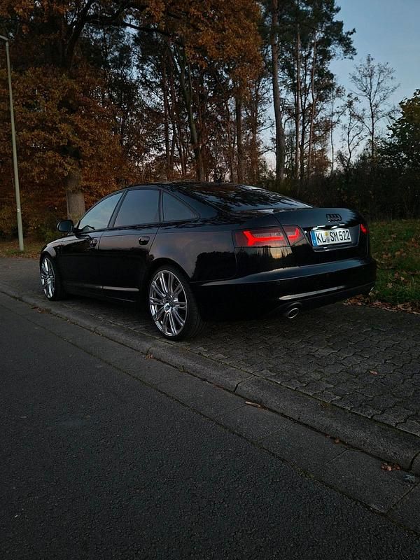 Schwarz Gebraucht 2008 Audi A6 Limousine | 6.600 € (Fairer Preis) - Bild 1/4