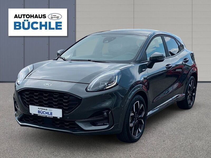 Magneticgrau (metallic) Gebraucht 2024 Ford Puma ST-Line X SUV | 26.387 € (Fairer Preis) - Bild 1/4