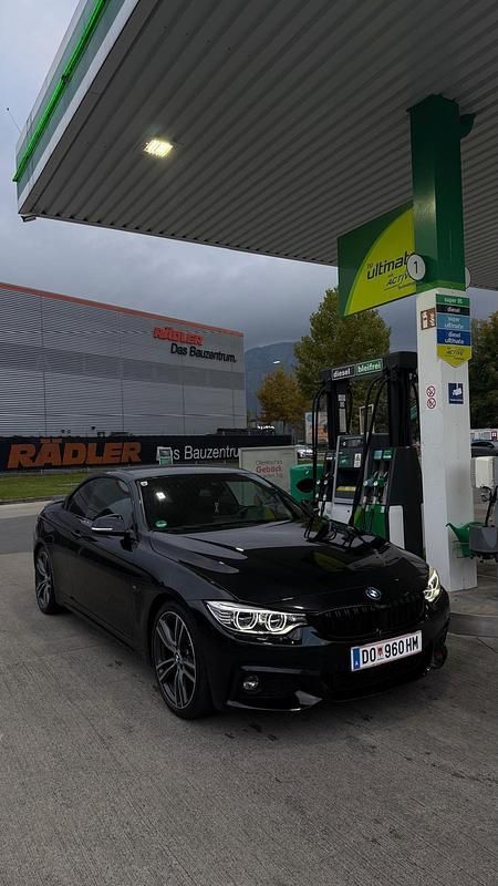 Schwarz Gebraucht 2015 BMW 430 Cabriolet M Sport Cabrio | 27.500 € - Bild 1/4