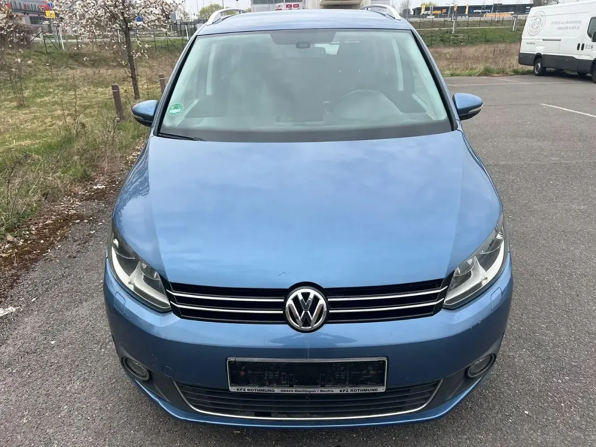 Gebraucht VW Touran Highline 140 PS (102 kW) 2011 Blau Van / Kleinbus