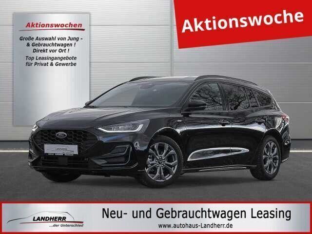 Obsidian schwarz Gebraucht 2024 Ford Focus ST-Line Kombi | 21.310 € (Superpreis) - Bild 1/4