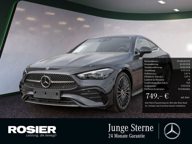 Grau / graphitgrau Gebraucht 2023 Mercedes CLE220 Premium Coupé | 51.890 € (Fairer Preis) - Bild 1/4