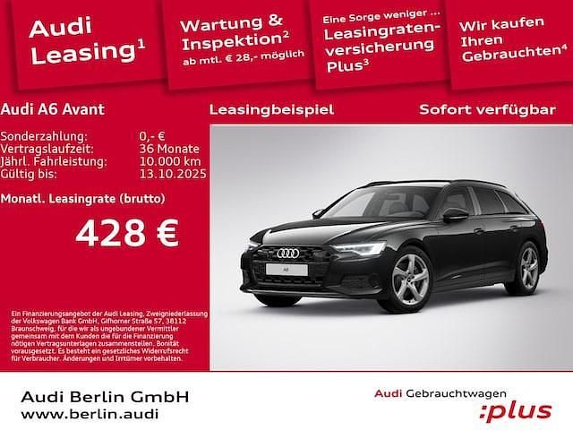 Mythosschwarz metallic Gebraucht 2025 Audi A6 Advanced Plus Kombi | 51.750 € (Guter Preis) - Bild 1/3