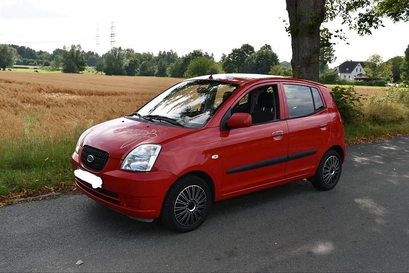Rot Gebraucht 2006 Kia Picanto 2 Kleinwagen | 1.100 € (Guter Preis) - Bild 1/4