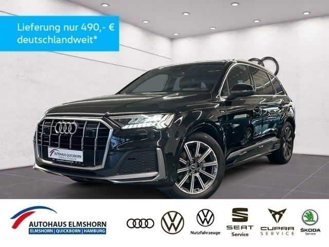 Schwarz Gebraucht 2022 Audi Q7 S-Line SUV | 57.980 € (Teuer) - Bild 1/4