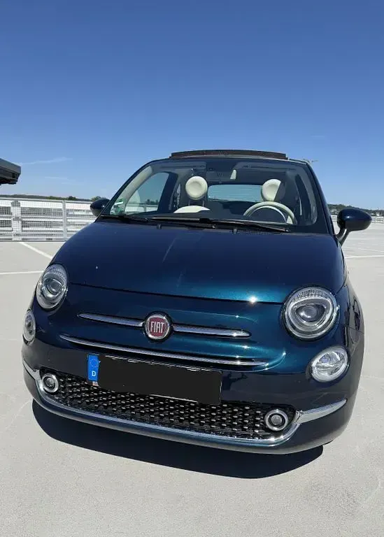Second-hand Fiat 500C 69 CP (50 kW) 2020 Albastru Cabrio