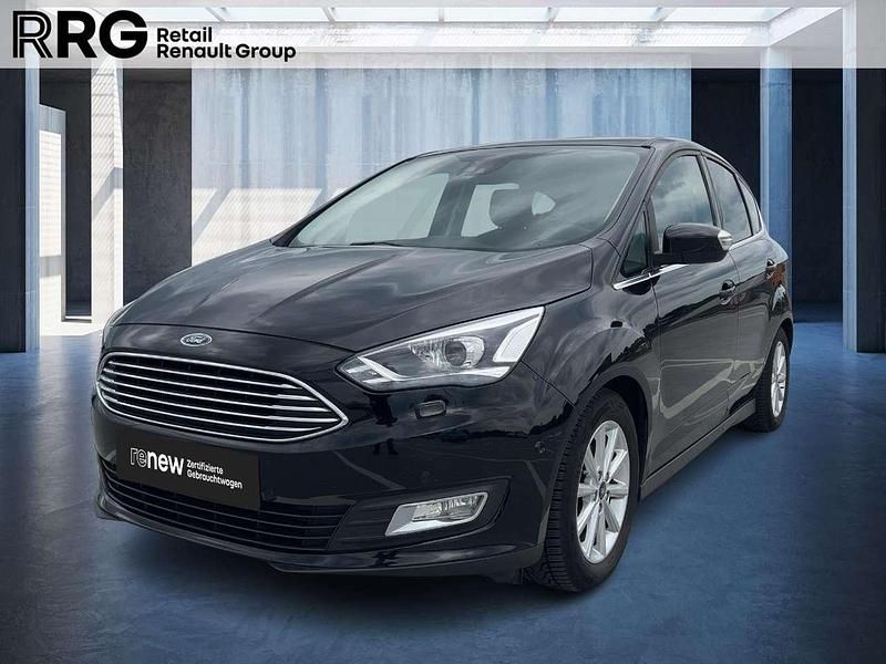 Schwarz Gebraucht 2019 Ford C-MAX Titanium Van / Kleinbus | 13.490 € (Teuer) - Bild 1/3