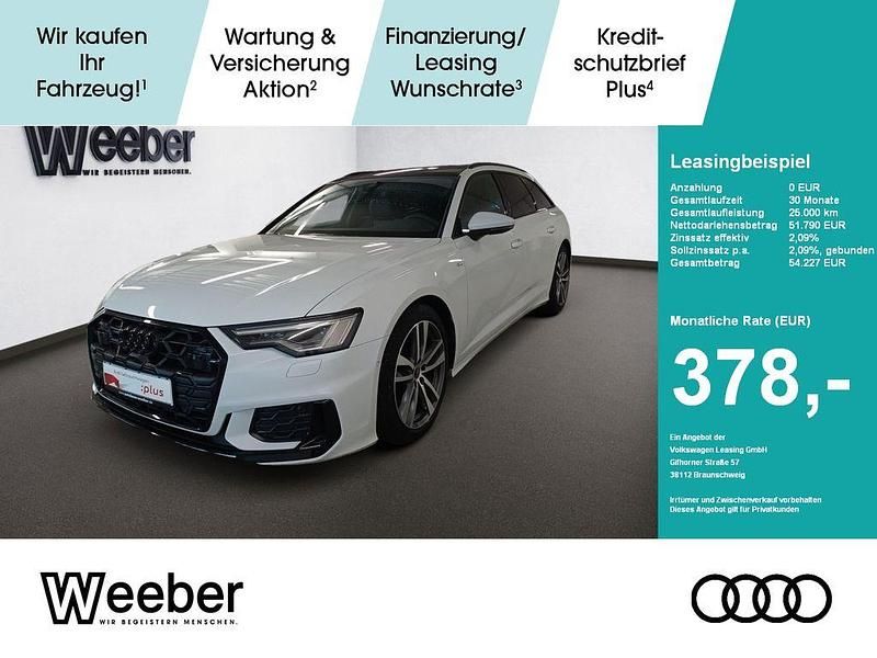 Weiß Gebraucht 2025 Audi A6 S-Line Kombi | 51.790 € (Guter Preis) - Bild 1/4