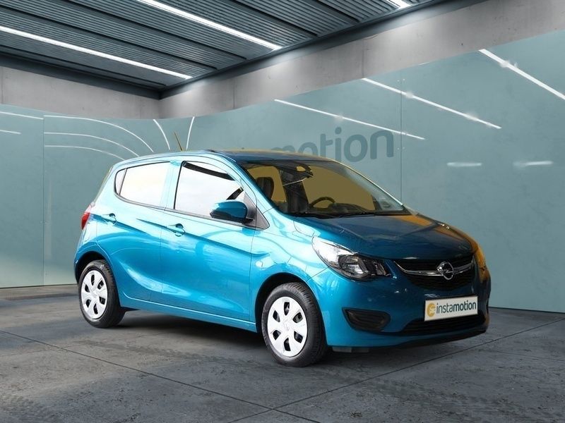 Blau Gebraucht 2019 Opel Karl Edition Kleinwagen | 12.600 € (Teuer) - Bild 1/3
