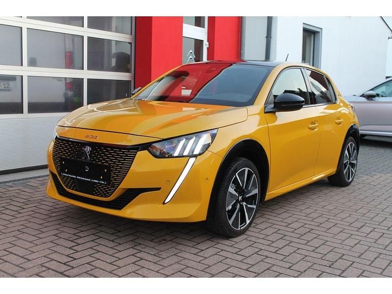 Jaune faro Gebraucht 2021 Peugeot e-208 GT Kleinwagen | 16.990 € (Fairer Preis) - Bild 1/4