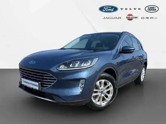 Chroma blau (metallic) Gebraucht 2022 Ford Kuga Titanium SUV | 17.990 € (Superpreis) - Bild 1/4
