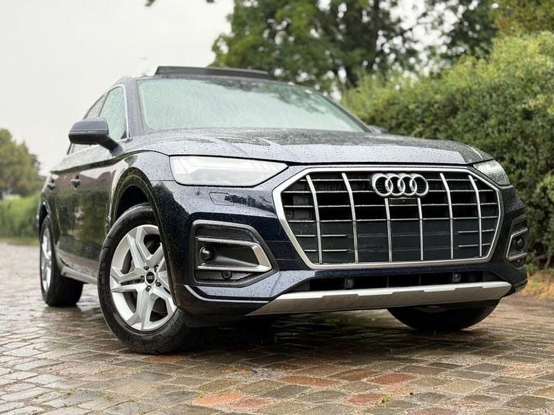 Blau Gebraucht 2021 Audi Q5 Advanced SUV | 28.999 € (Superpreis) - Bild 1/4