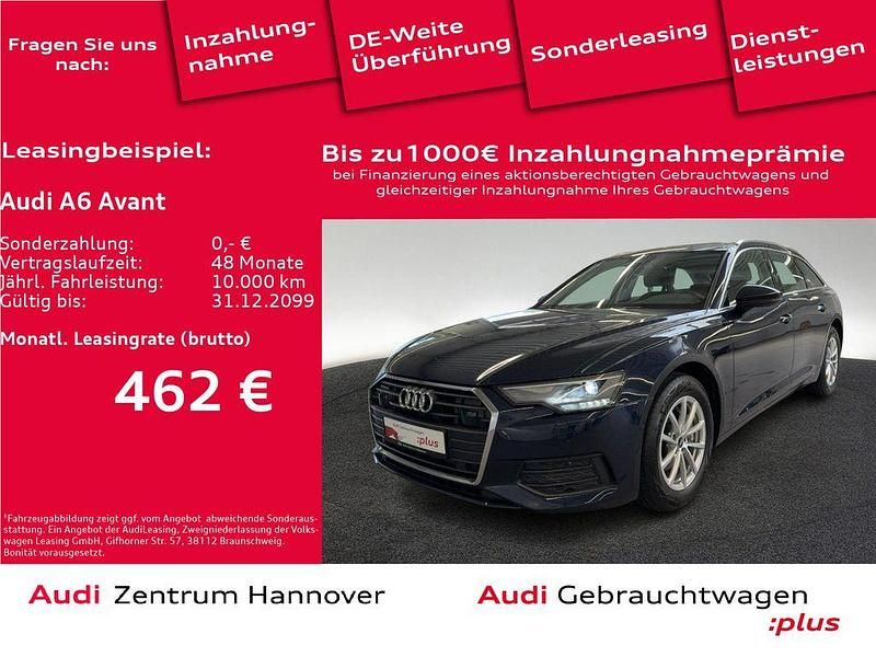 Firmamentblau metallic Gebraucht 2022 Audi A6 Ambiente Kombi | 35.350 € (Fairer Preis) - Bild 1/4