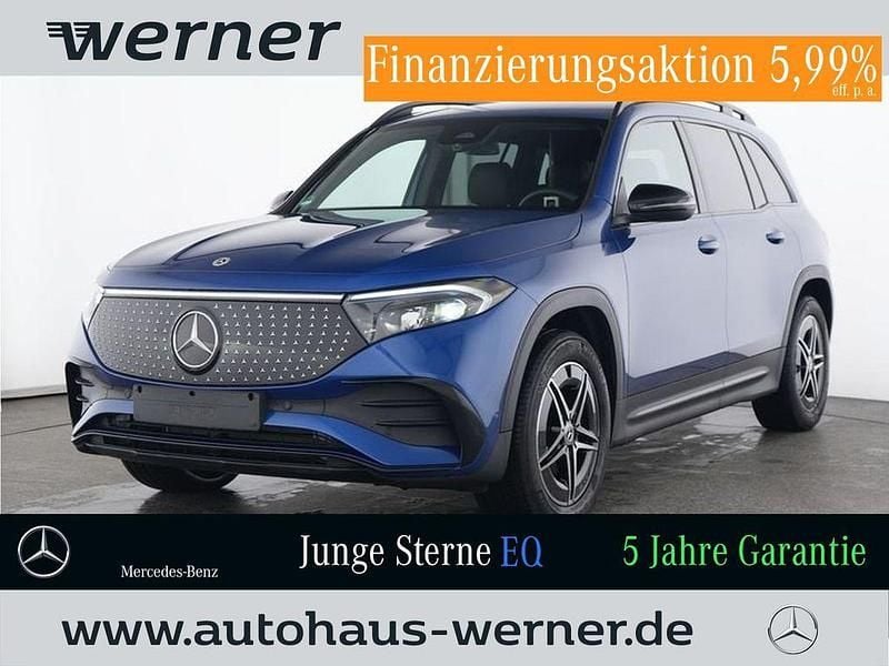Lack spektralblau (metallic) Gebraucht 2024 Mercedes EQB300 Advanced SUV | 39.793 € (Etwas zu teuer) - Bild 1/4