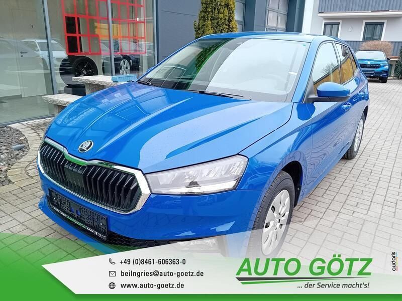 Gebraucht Skoda Fabia Selection 80 PS (58 kW) 2022 Blau Kleinwagen