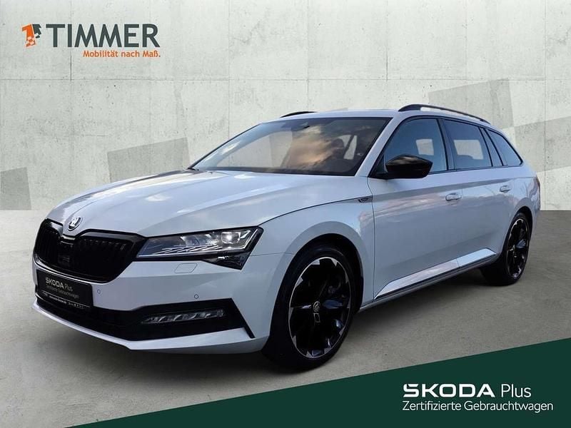 Weiss Gebraucht 2022 Skoda Superb Sport Limousine | 28.870 € (Fairer Preis) - Bild 1/4