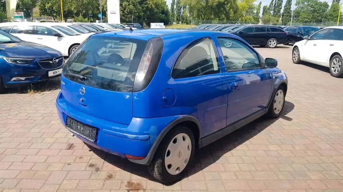 Gebraucht Opel Corsa Edition 60 PS (44 kW) 2006 Atlantisblau/blue Kleinwagen