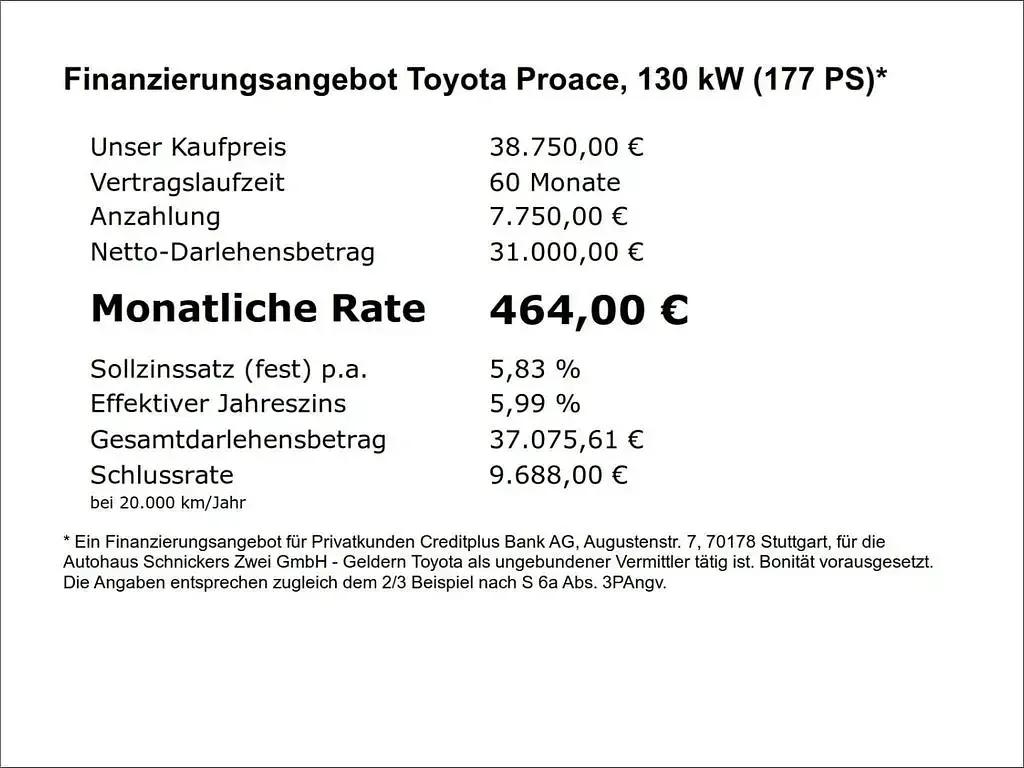 Gebraucht Toyota Proace Verso Team 177 PS (130 kW) 2024 Silber Kombi