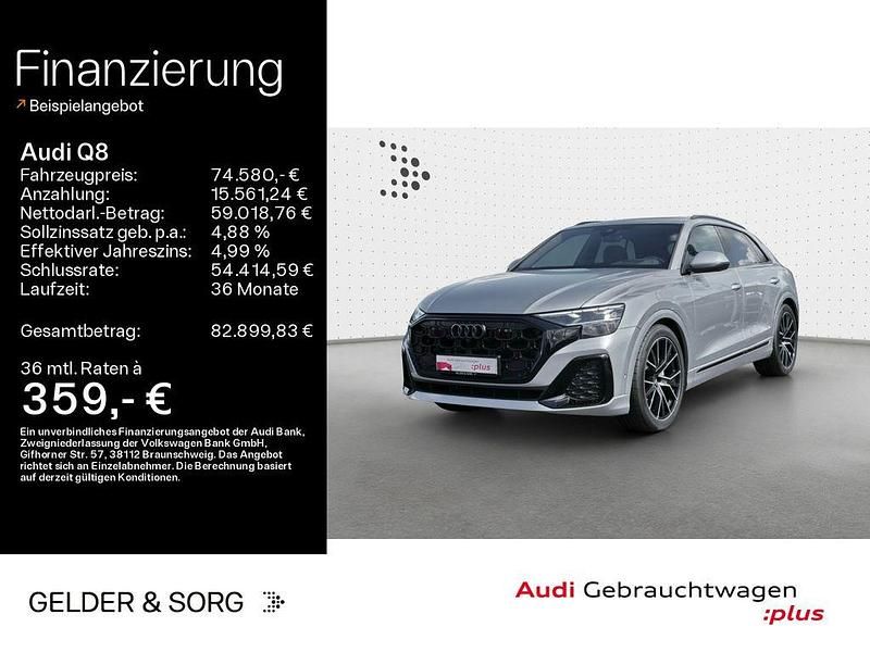 Satellitsilber metallic Gebraucht 2025 Audi Q8 Ambiente SUV | 74.580 € (Fairer Preis) - Bild 1/4