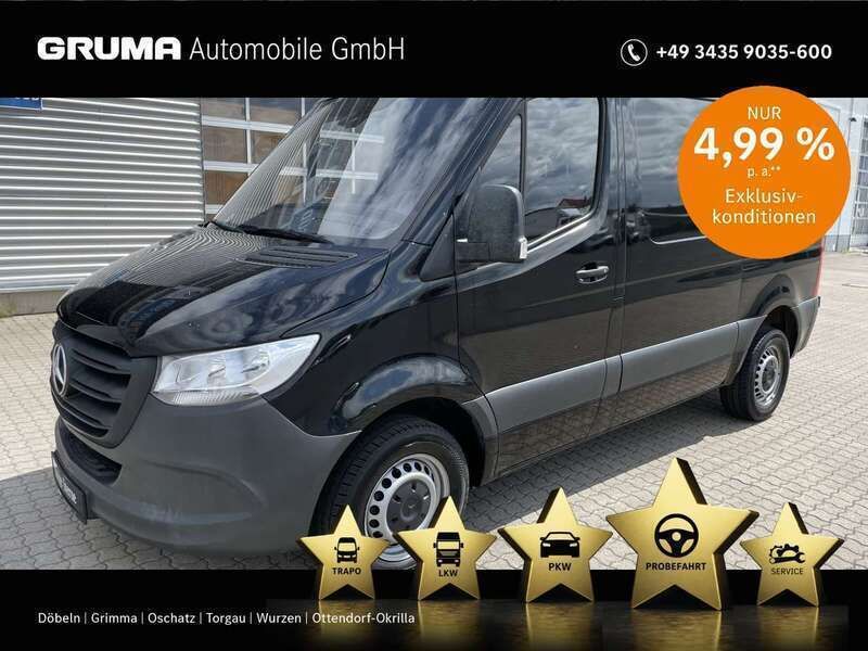 Tiefschwarz Gebraucht 2020 Mercedes Sprinter Van | 23.181 € (Superpreis) - Bild 1/4
