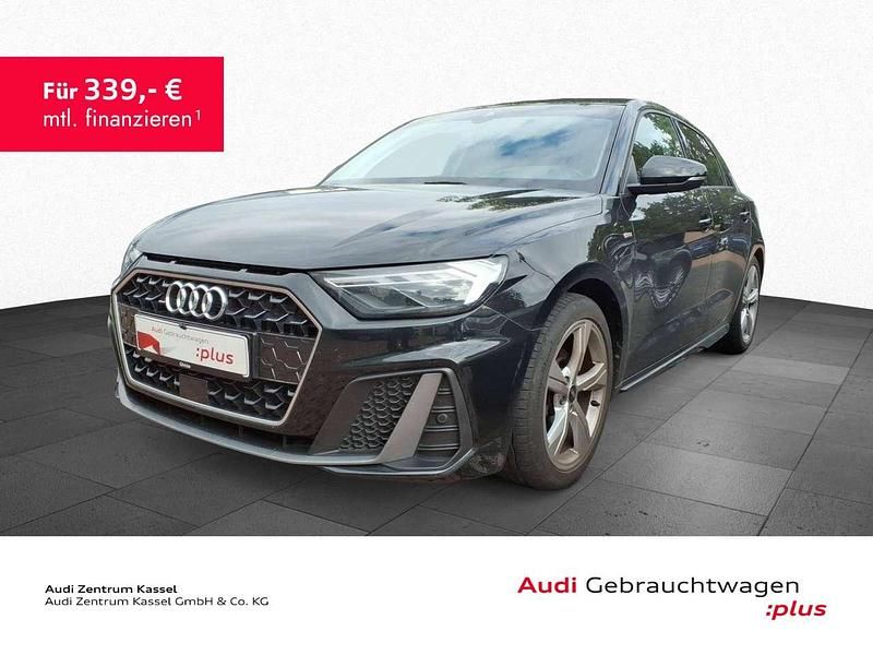 Mythosschwarz metallic Gebraucht 2021 Audi A1 S-Line Kleinwagen | 24.990 € (Etwas zu teuer) - Bild 1/1