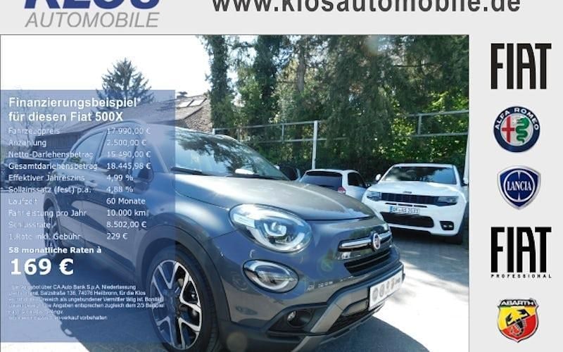 Grau Gebraucht 2021 Fiat 500X Cross SUV | 17.990 € (Etwas zu teuer) - Bild 1/4
