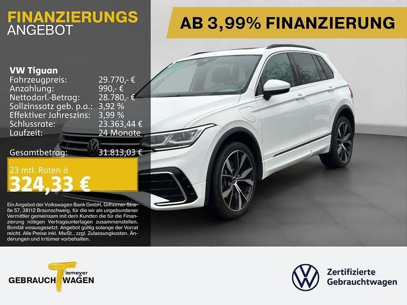 Weiß Gebraucht 2022 VW Tiguan R-line SUV | 29.770 € (Guter Preis) - Bild 1/4