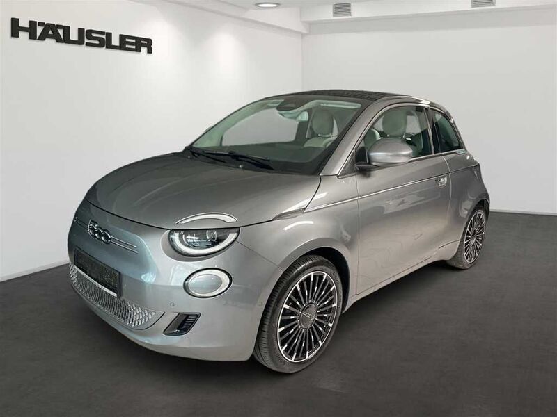 Mineral grau Gebraucht 2020 Fiat 500e La Prima Cabrio | 19.890 € (Fairer Preis) - Bild 1/4
