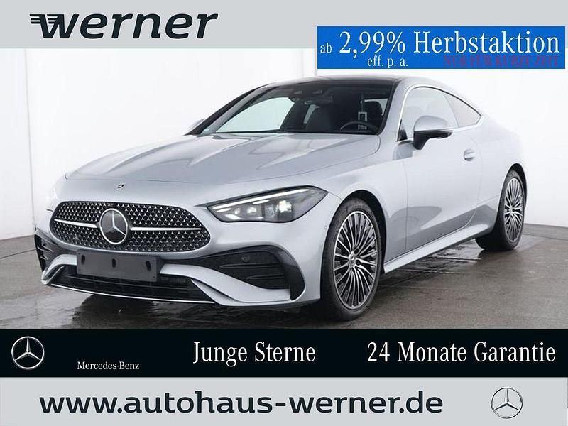 Silber Gebraucht 2024 Mercedes CLE200 Premium Coupé | 49.849 € (Guter Preis) - Bild 1/4