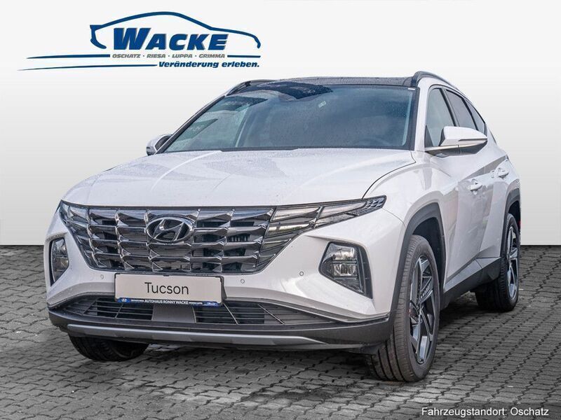 Farbe: weiss Gebraucht 2024 Hyundai Tucson Trend SUV | 33.777 € (Superpreis) - Bild 1/4