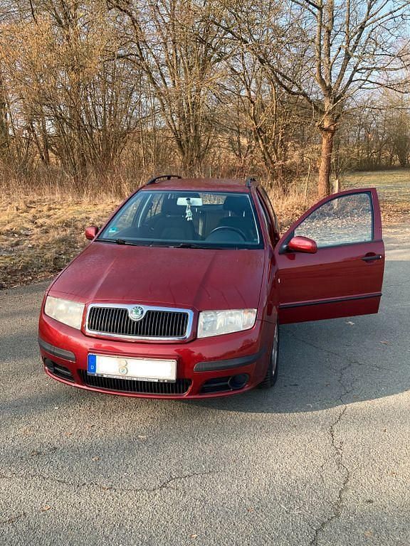 Gebraucht Skoda Fabia 75 PS (55 kW) 2005 Rot Kombi