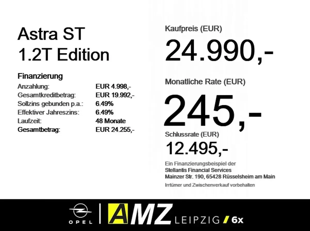 Gebraucht Opel Astra Edition 145 PS (106 kW) 2026 Grafik grau Kombi