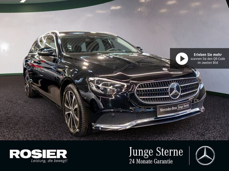 Schwarz Gebraucht 2021 Mercedes E300 Avantgarde Kombi | 33.350 € (Guter Preis) - Bild 1/4