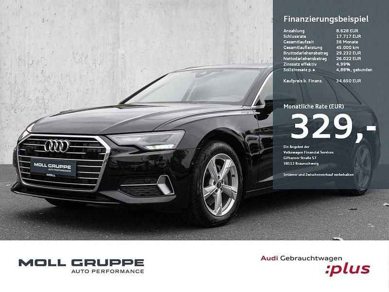 Schwarz Gebraucht 2022 Audi A6 Sport Kombi | 34.650 € (Guter Preis) - Bild 1/4