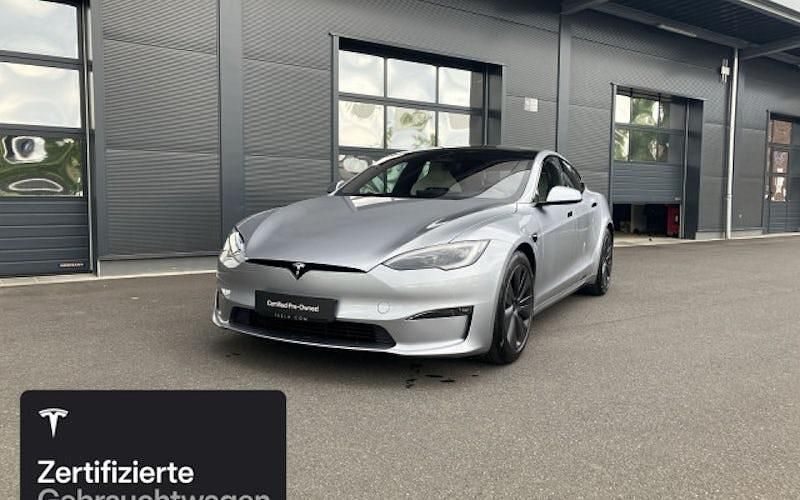 Silber Gebraucht 2025 Tesla Model S Plaid Limousine | 100.600 € - Bild 1/4