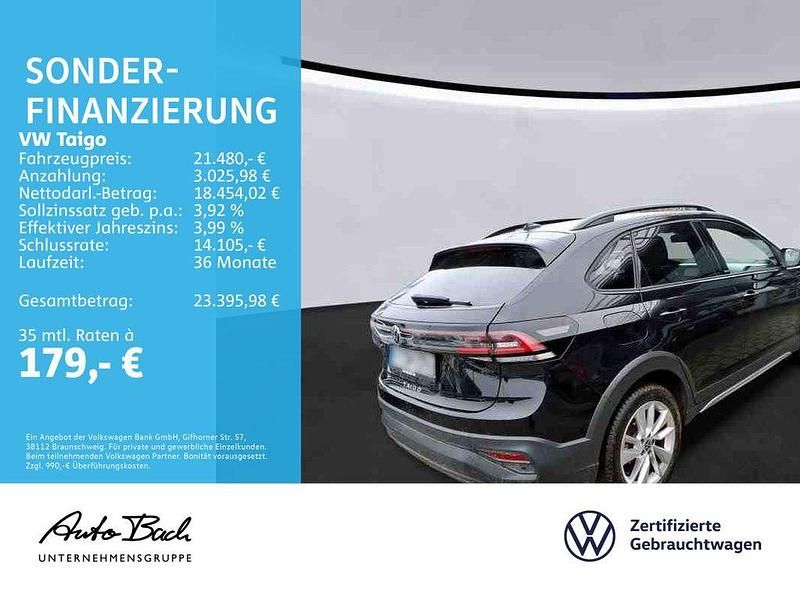 Gebraucht VW Taigo Move 110 PS (80 kW) 2023 Schwarz SUV
