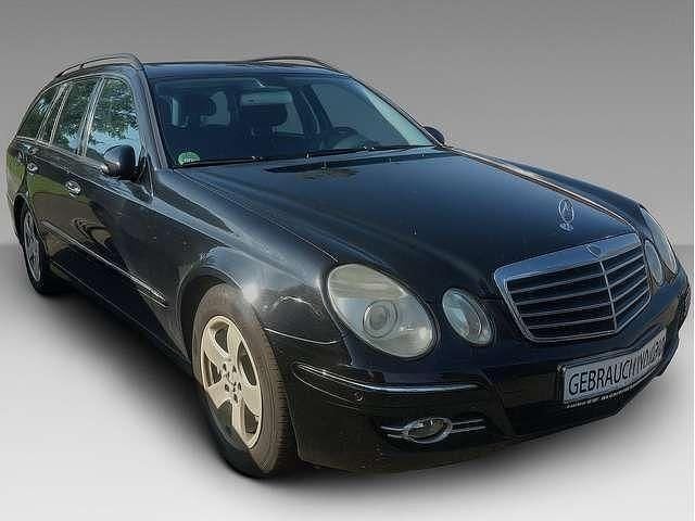 Obsidianschwarz (metallic) Gebraucht 2007 Mercedes E280 Kombi | 4.499 € (Superpreis) - Bild 1/4