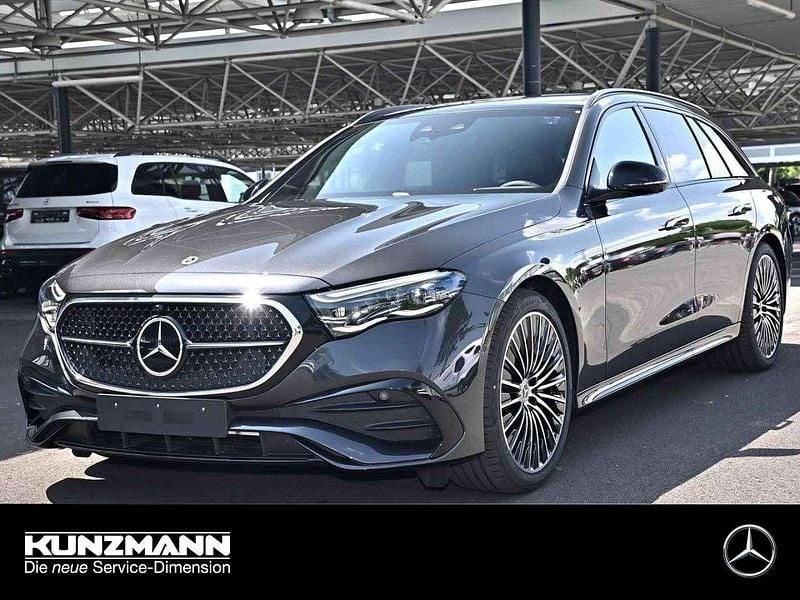 Graphitgrau metallic Gebraucht 2025 Mercedes E220 AMG Kombi | 61.780 € - Bild 1/4