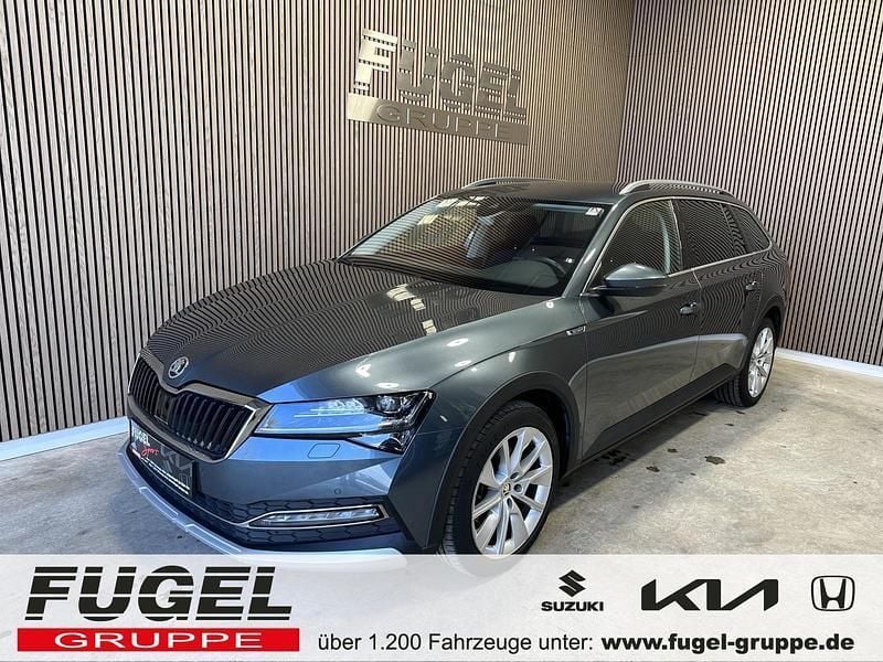 Quarzgrau metallic Gebraucht 2021 Skoda Superb Kombi | 27.929 € (Guter Preis) - Bild 1/4