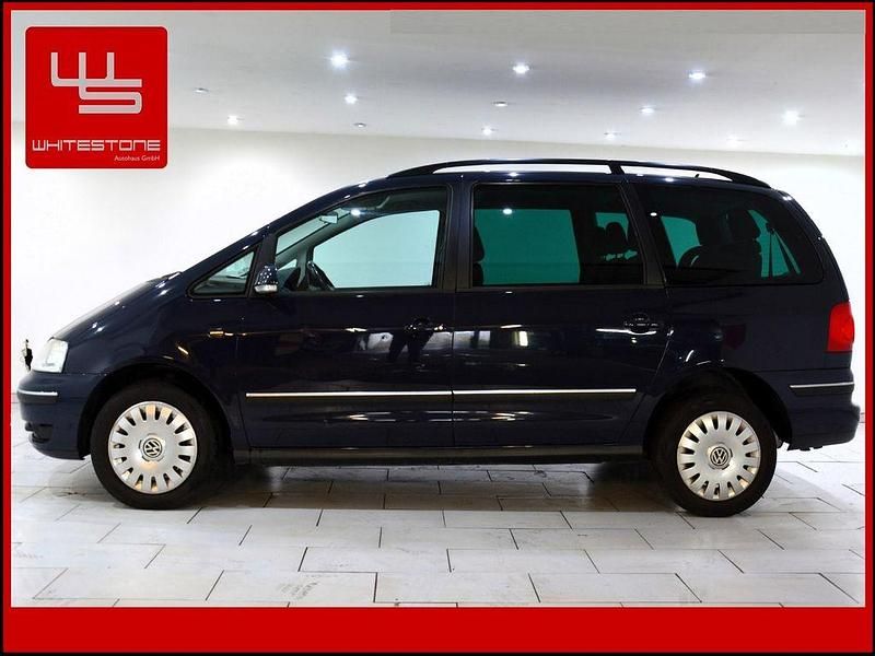 Perlblau Gebraucht 2006 VW Sharan Comfortline Van / Kleinbus | 4.990 € (Teuer) - Bild 1/4