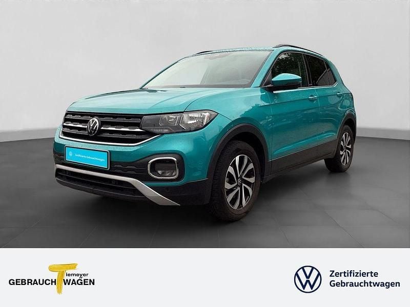 Blau Gebraucht 2021 VW T-Cross Active SUV | 16.460 € (Superpreis) - Bild 1/4