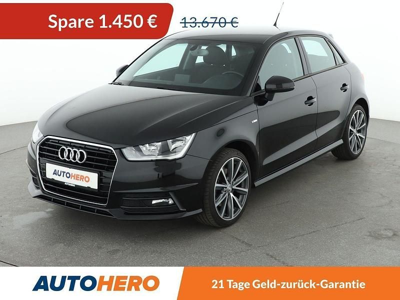 Schwarz Gebraucht 2016 Audi A1 S-Line Kleinwagen | 12.220 € (Fairer Preis) - Bild 1/3