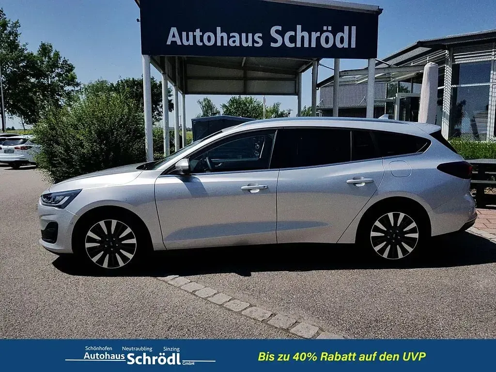 Gebraucht Ford Focus Titanium X 125 PS (91 kW) 2024 Moondust silber metallic/silber Kombi