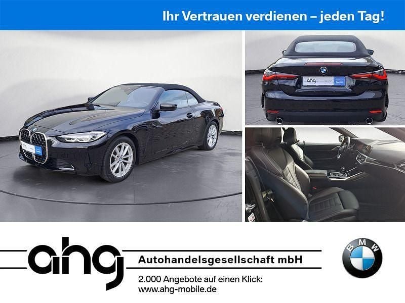 Schwarz Gebraucht 2021 BMW 420 Sport Line Cabrio | 36.930 € (Fairer Preis) - Bild 1/4