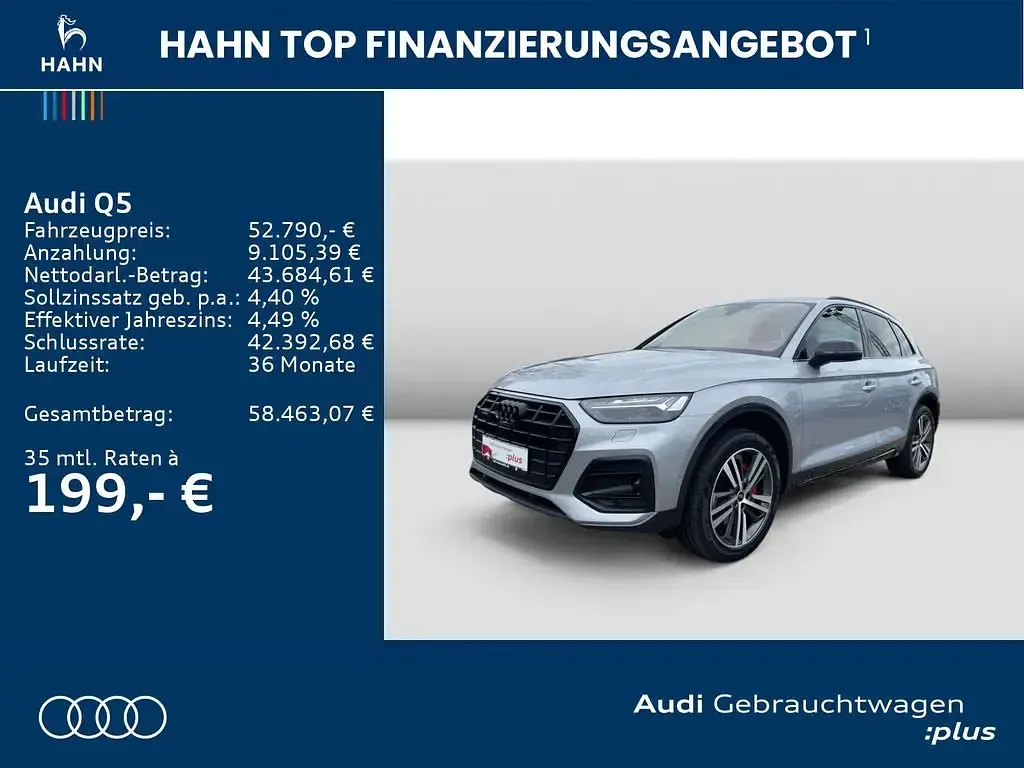 Gebraucht Audi Q5 Advanced Plus 299 PS (219 kW) 2025 Florettsilber metallic SUV