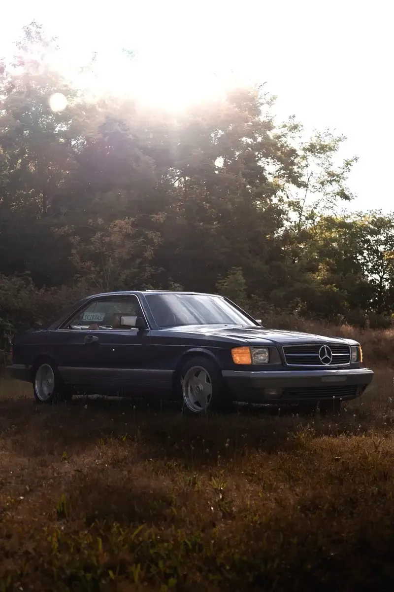 Gebraucht Mercedes S500 231 PS (169 kW) 1984 Blau Coupé